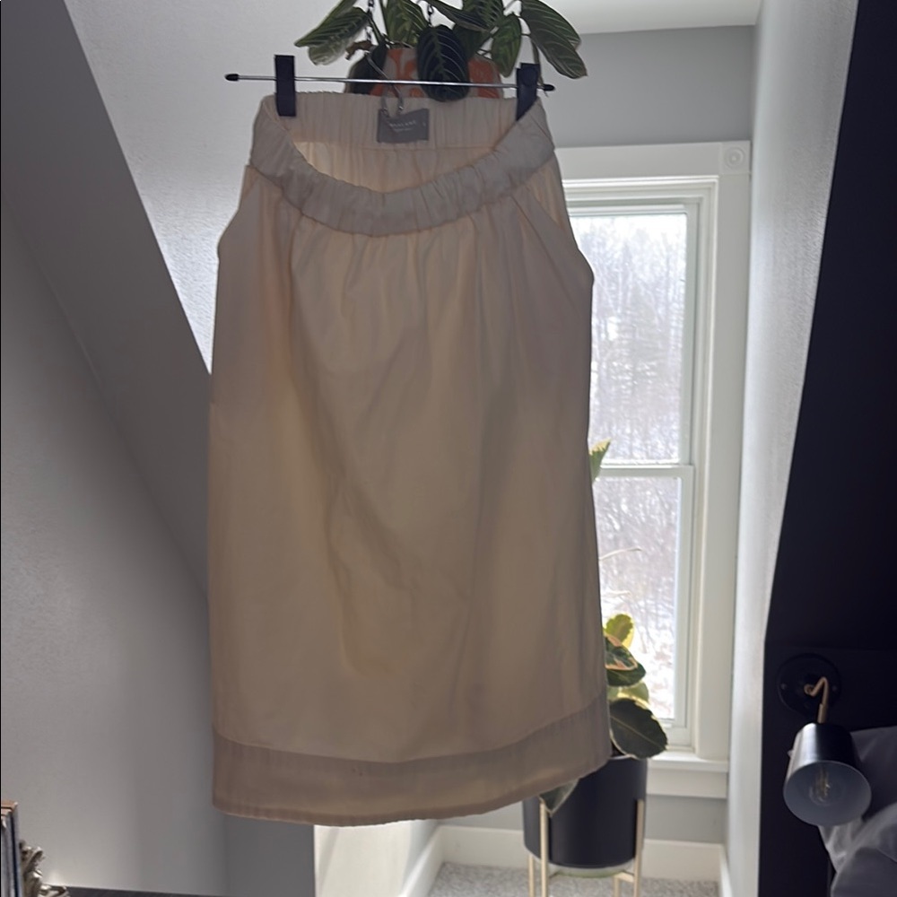 Everlane Cream Skirt